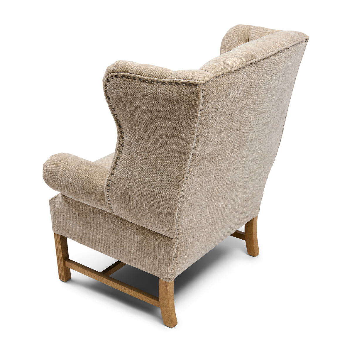 Franklin Park Wing Chair, Montmartre Weave, Natural Linen