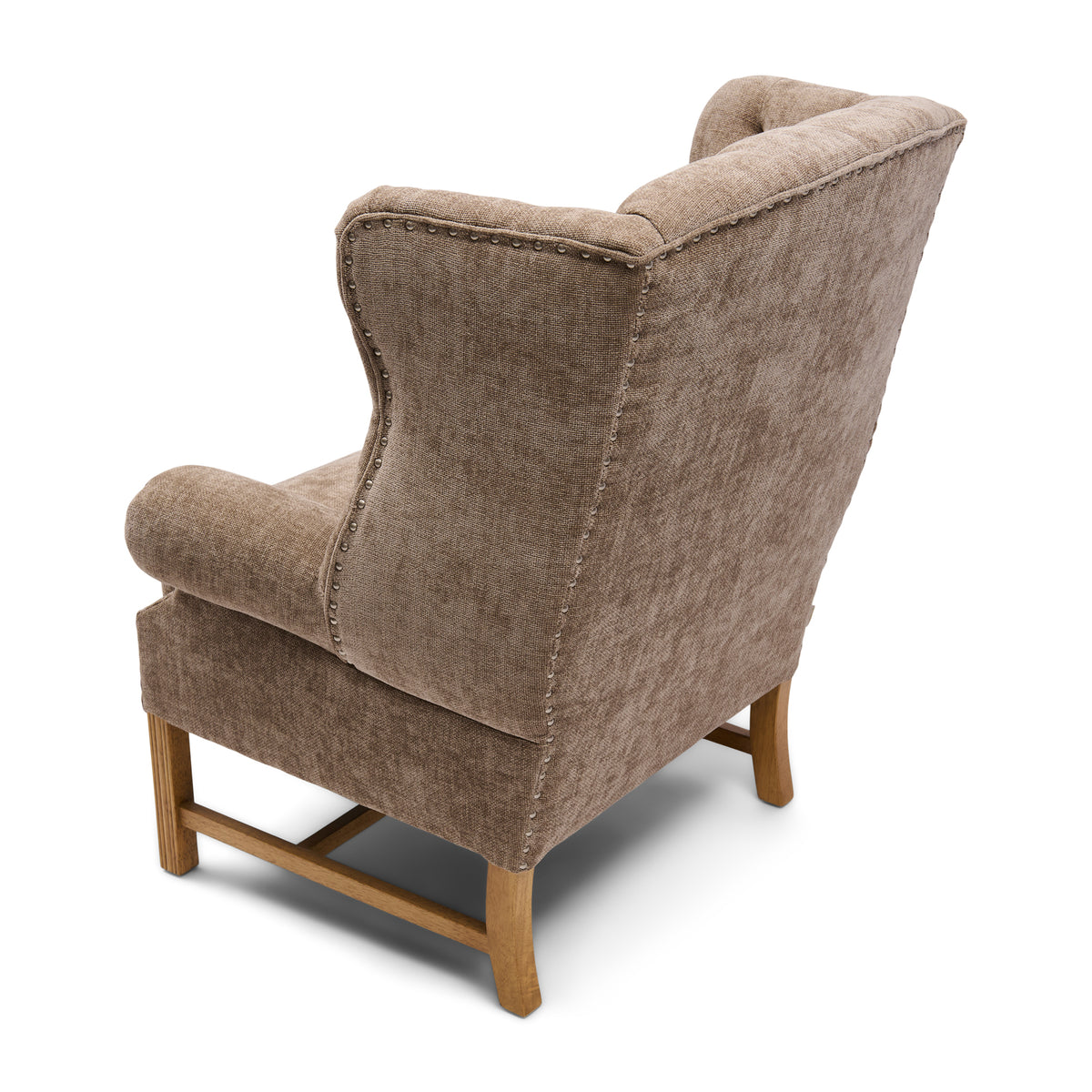 Franklin Park Wing Chair, Montmartre Weave, Warm Mushroom