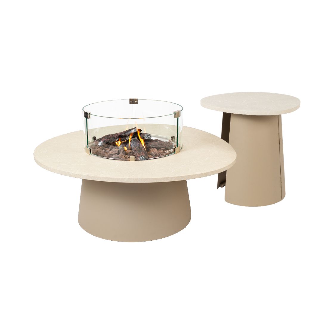 Cosidune sandy beige fire pit incl. burner