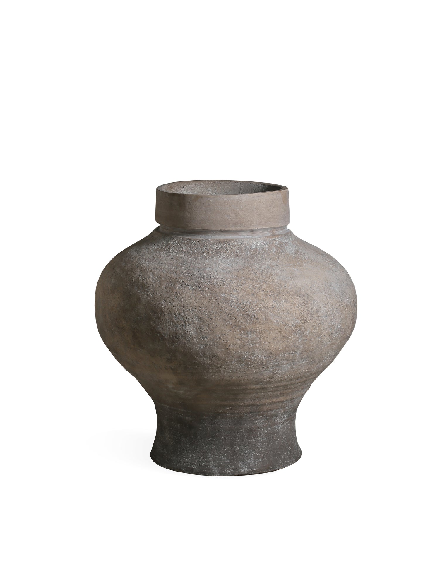 Michle Beige fiber cement vintage jar pot