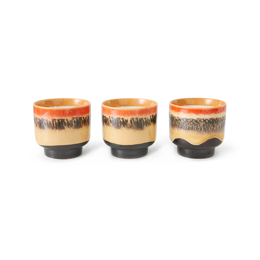 70s ceramics: scented candle Tulum