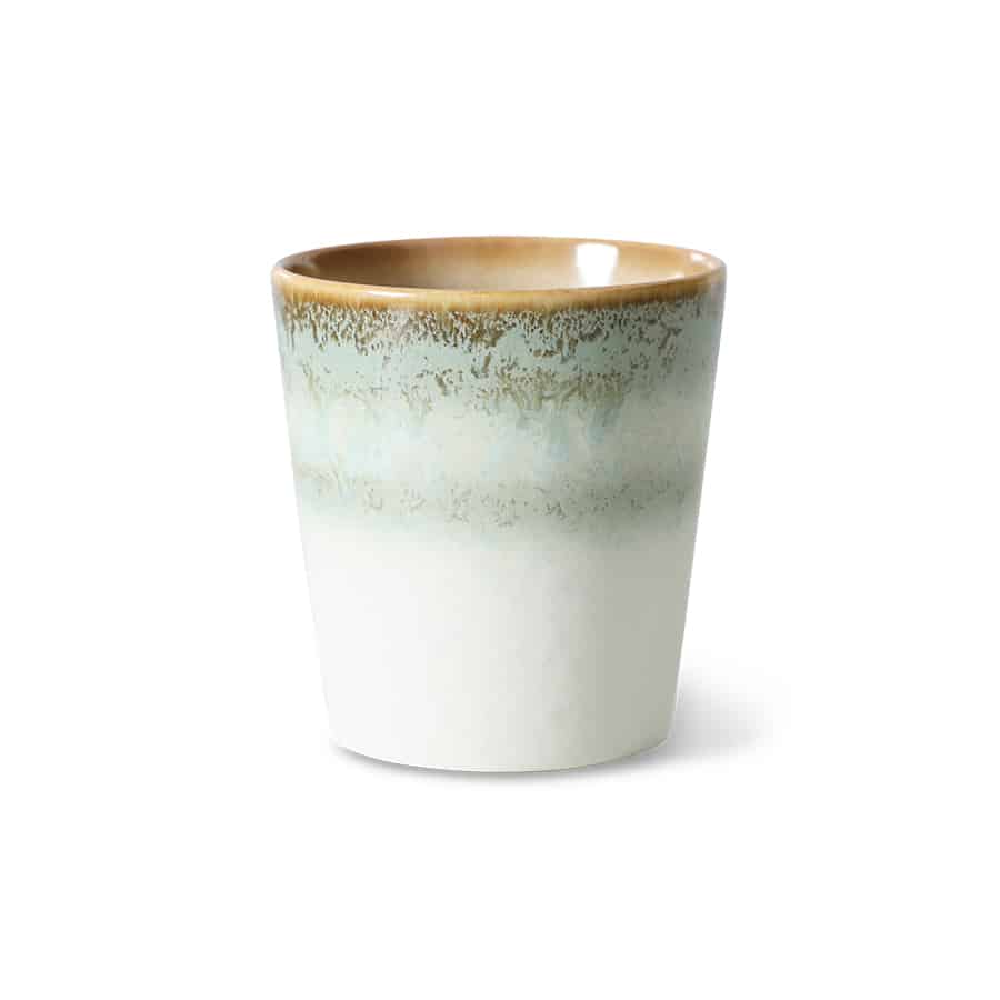 HKliving 70s ceramics: coffee mug, petal