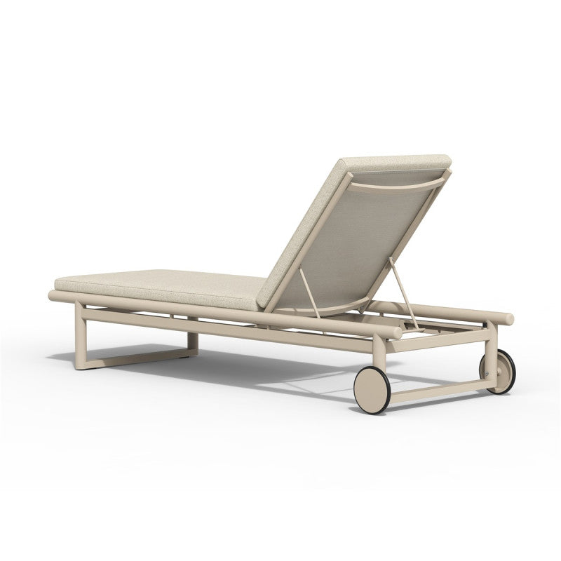 Oasis Sun Lounger Aluminium Champagne