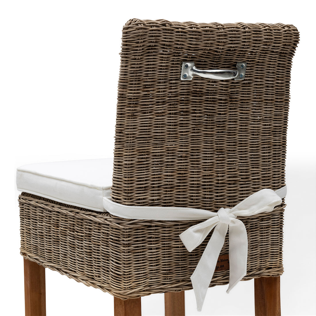 Rustic Rattan Bar Stool