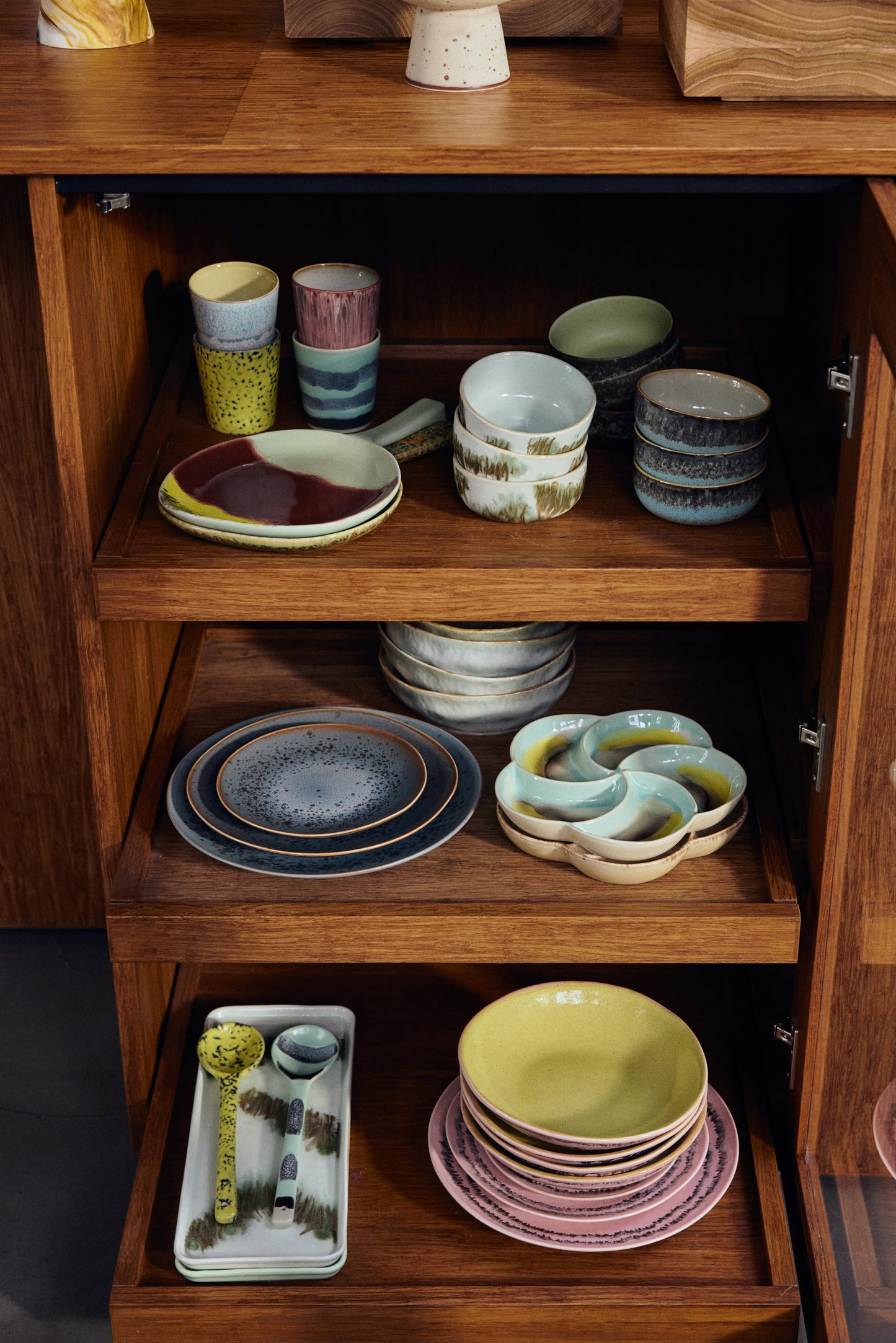 70s ceramics: tapas bowl, thicket