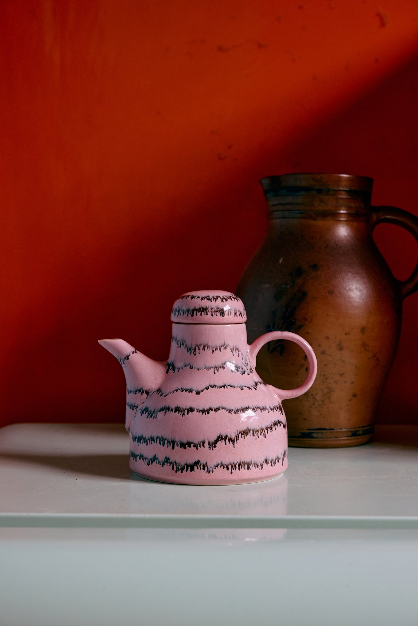70s ceramics: coffee pot, bubble