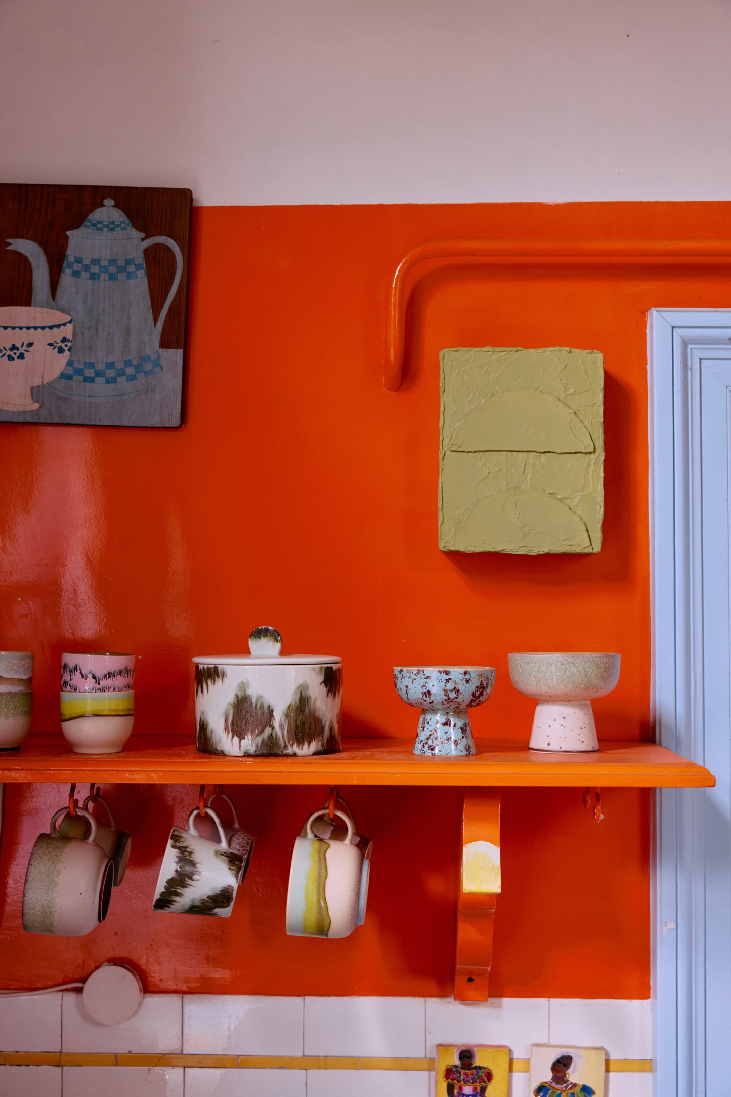 70s ceramics: cookie jar, tide