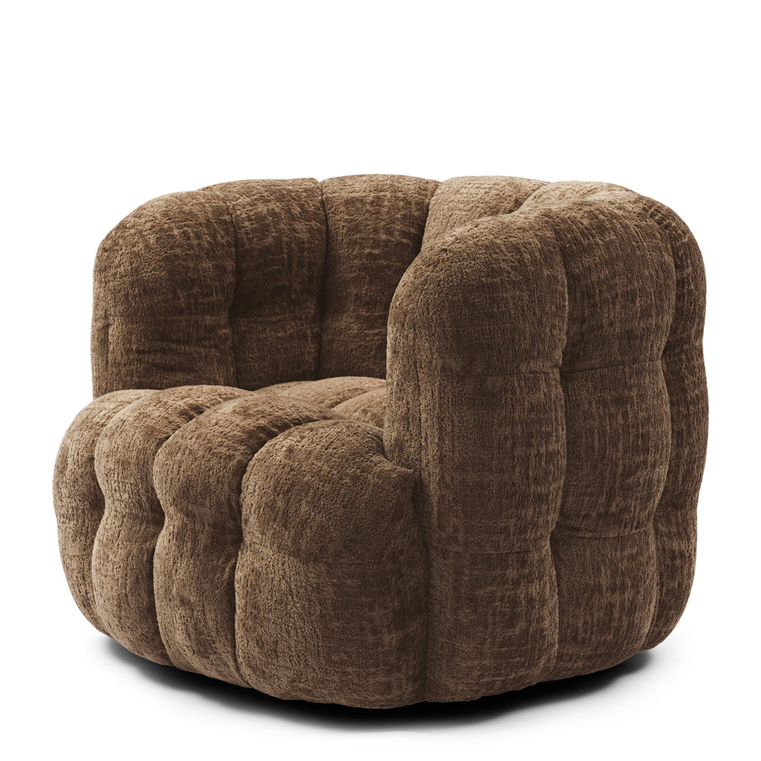 Arosa Swivel Armchair Brown