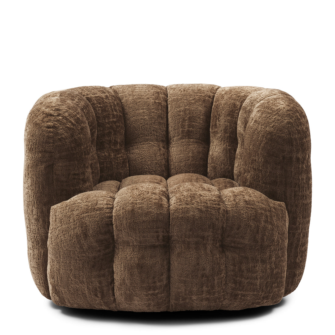 Arosa Swivel Armchair Brown