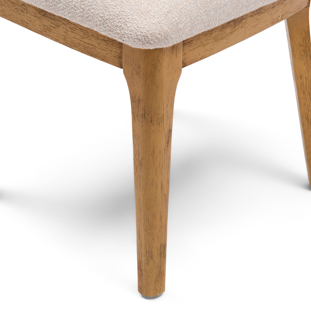 Savoy Dining Chair, Rich Tweed, Warm Beige