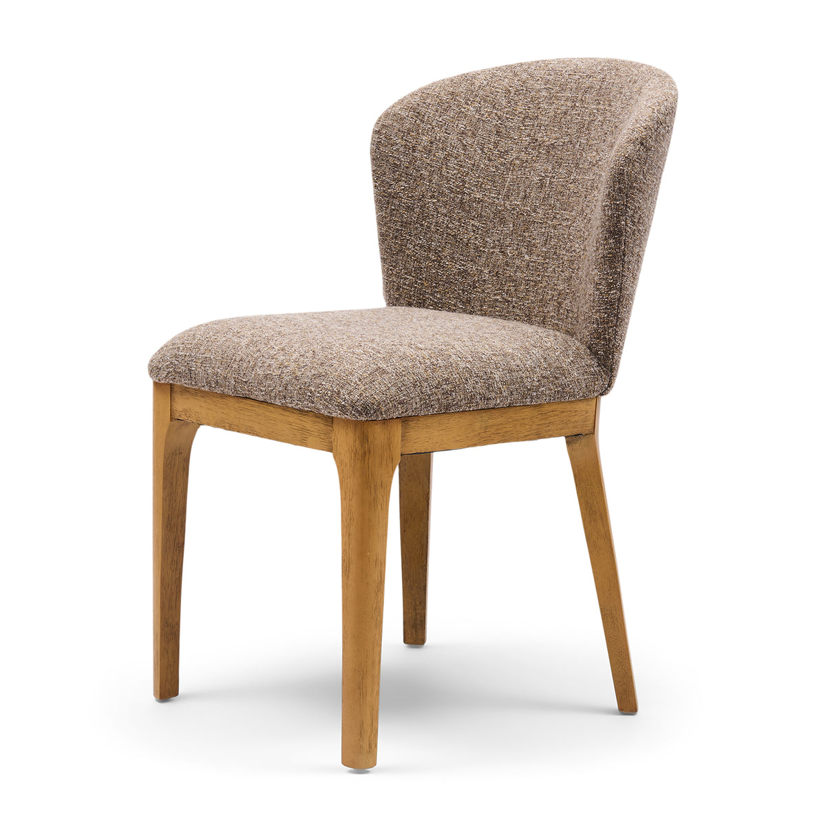 Savoy Dining Chair, Rich Tweed, Mochaccino Brown