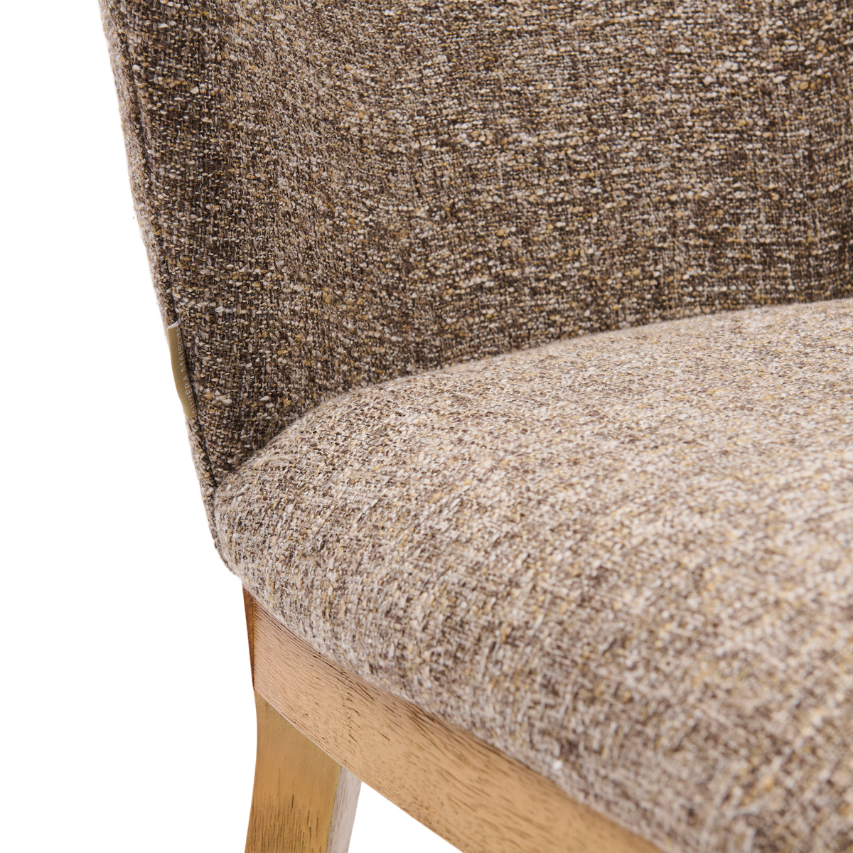 Savoy Dining Chair, Rich Tweed, Mochaccino Brown