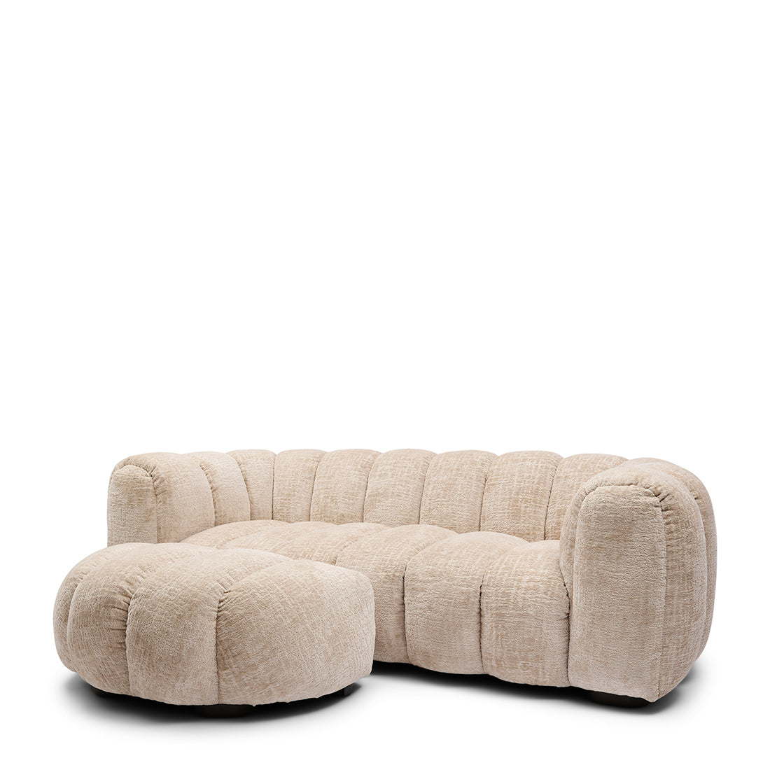Vicenza Lounge Footstool Natural