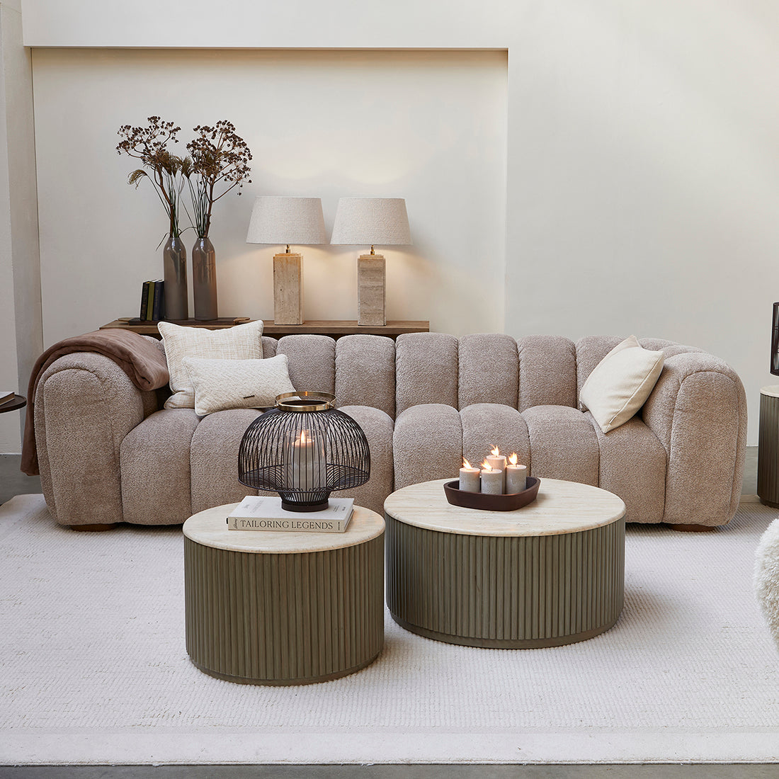 Vicenza Lounge Sofa XL Taupe
