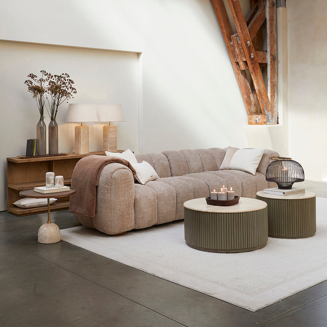 Vicenza Lounge Sofa XL Taupe