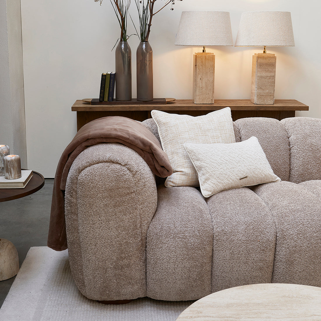 Vicenza Lounge Sofa XL Taupe