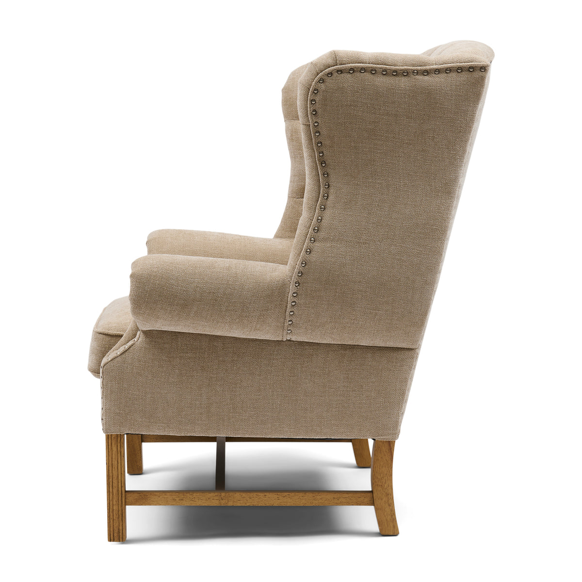 Franklin Park Wing Chair, Montmartre Weave, Natural Linen