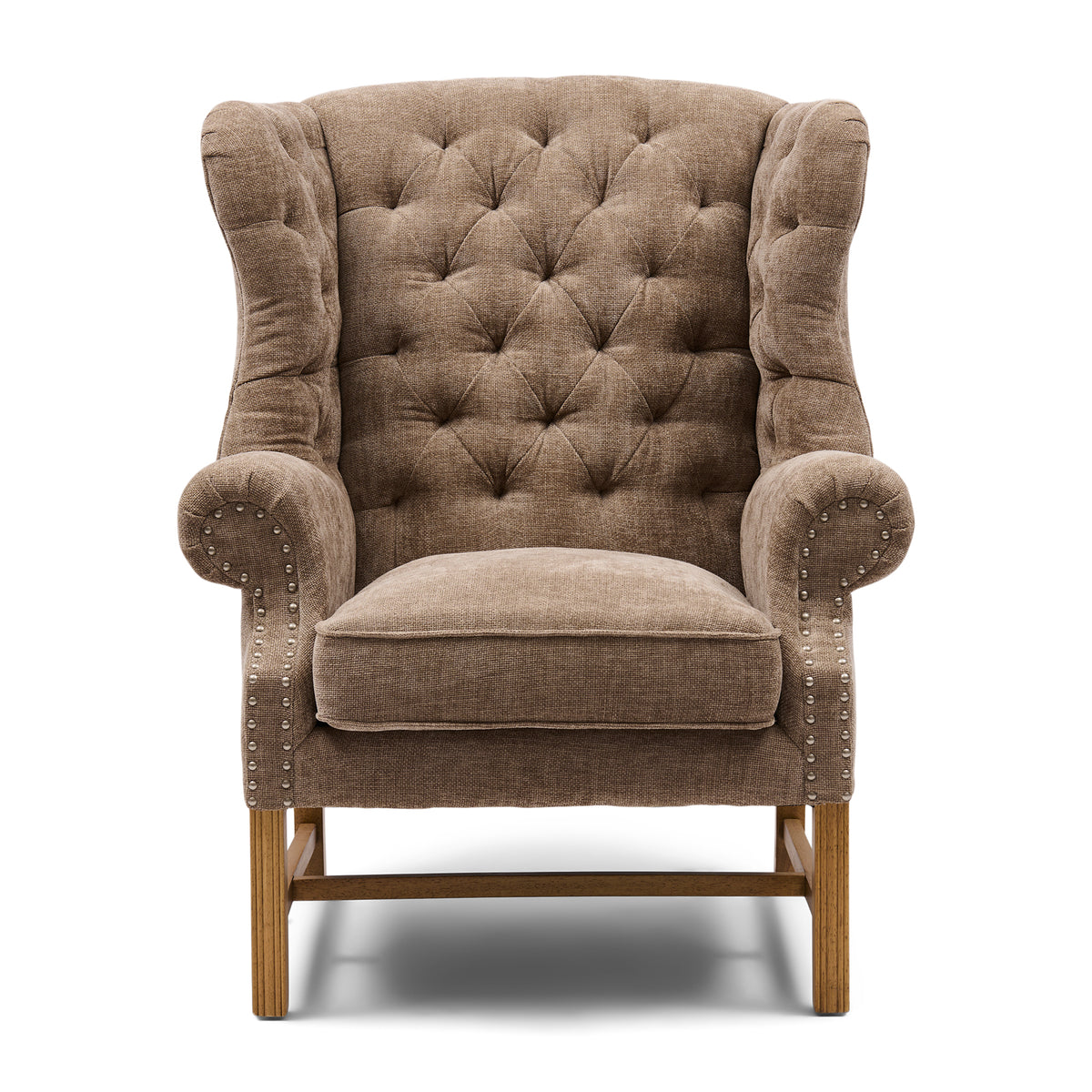 Franklin Park Wing Chair, Montmartre Weave, Warm Mushroom