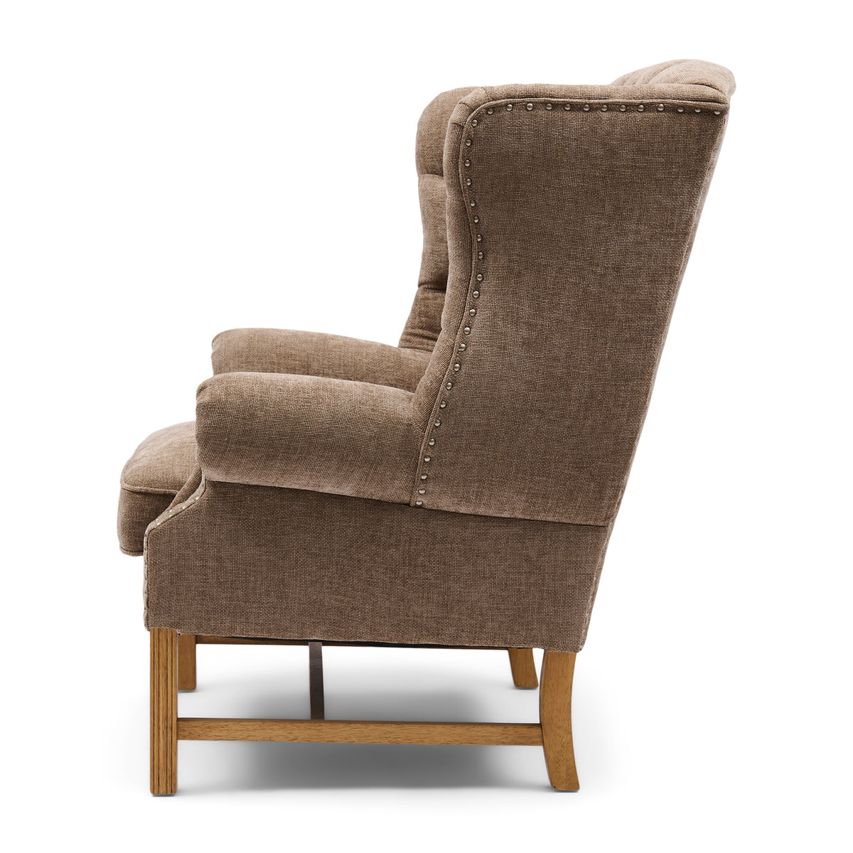 Franklin Park Wing Chair, Montmartre Weave, Warm Mushroom