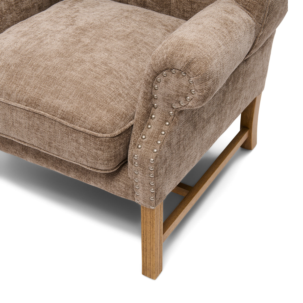 Franklin Park Wing Chair, Montmartre Weave, Warm Mushroom