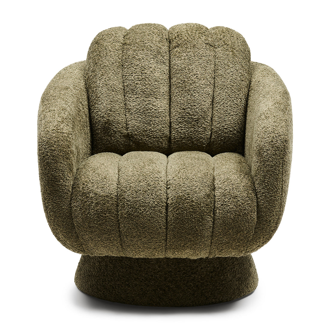 Scotia Swivel Armchair Vintage Velvet Forest Green