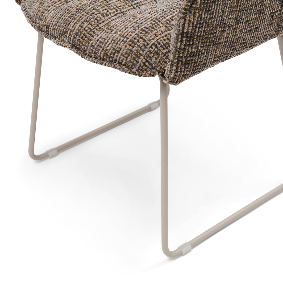 High Line Park Dining Armchair, Tweed, Sepia Brown