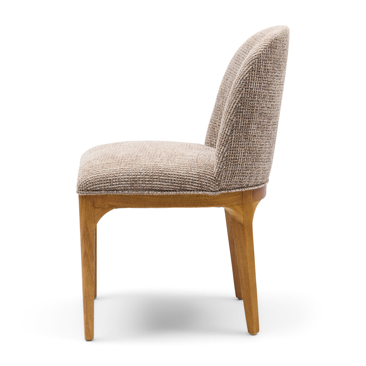 Rozzano Dining Chair, Tweed, Liver Grey