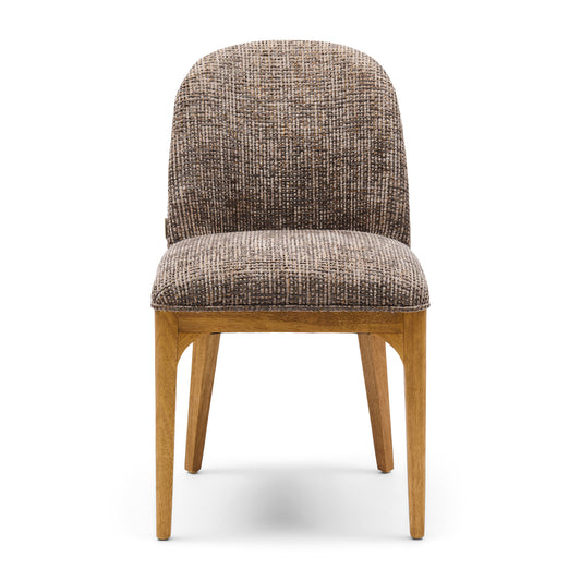 Rozzano Dining Chair, Tweed, Sepia Brown