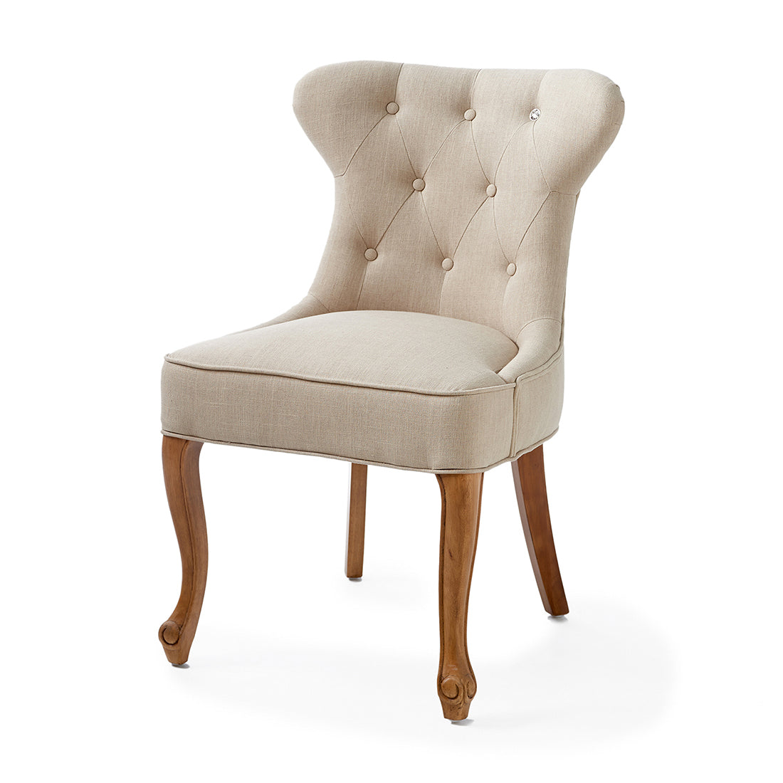 George Dining Chair lin Flax