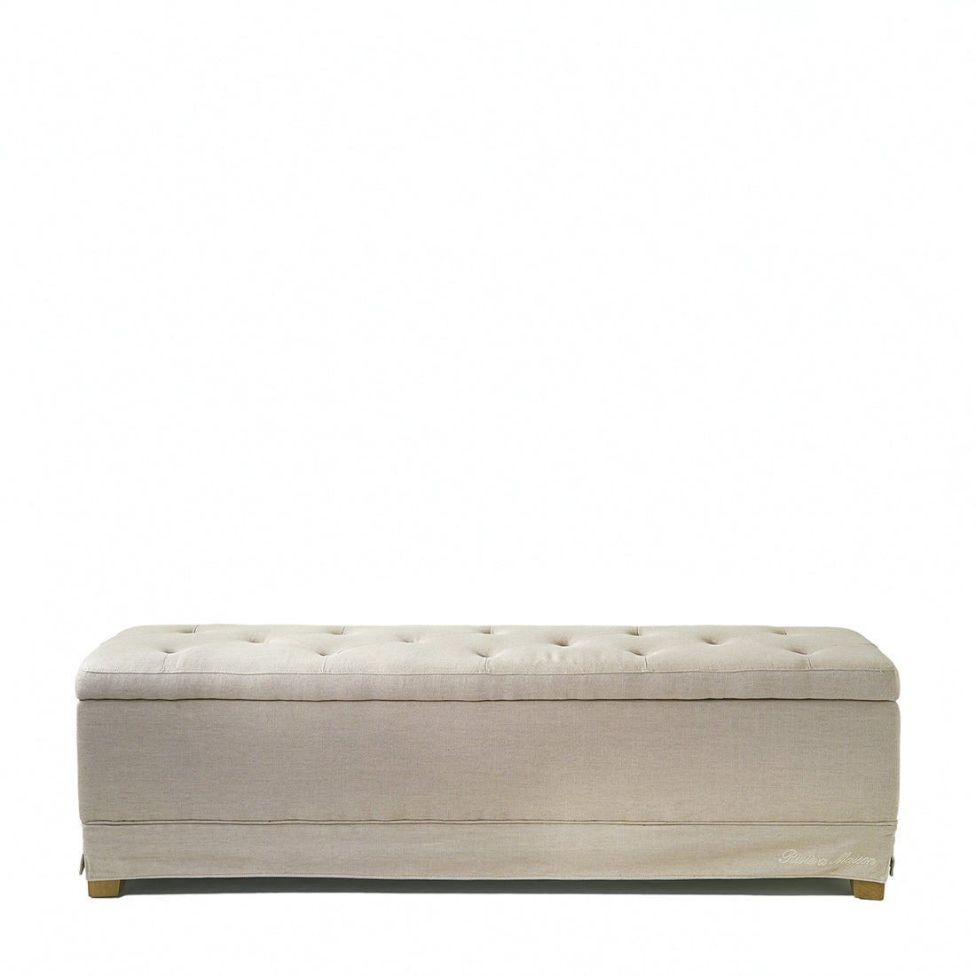 The Club Bench 160x40 linen Flax