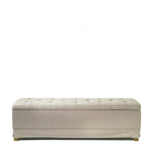 The Club Bench 160x40 linen Flax