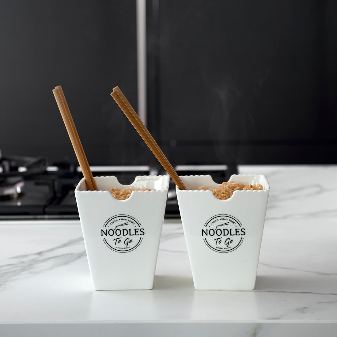 Fresh Asian Food Noodles To Go Bowl
