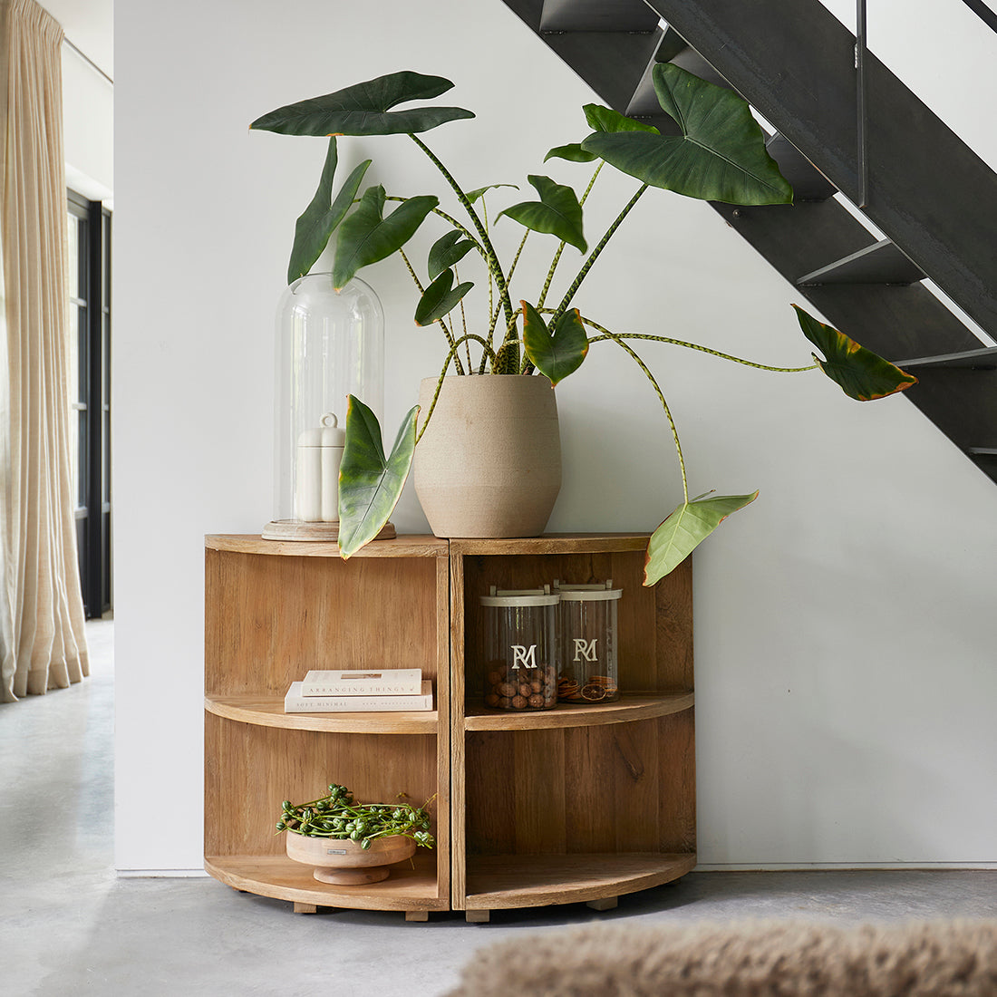 Del Rey Corner Book Cabinet Small