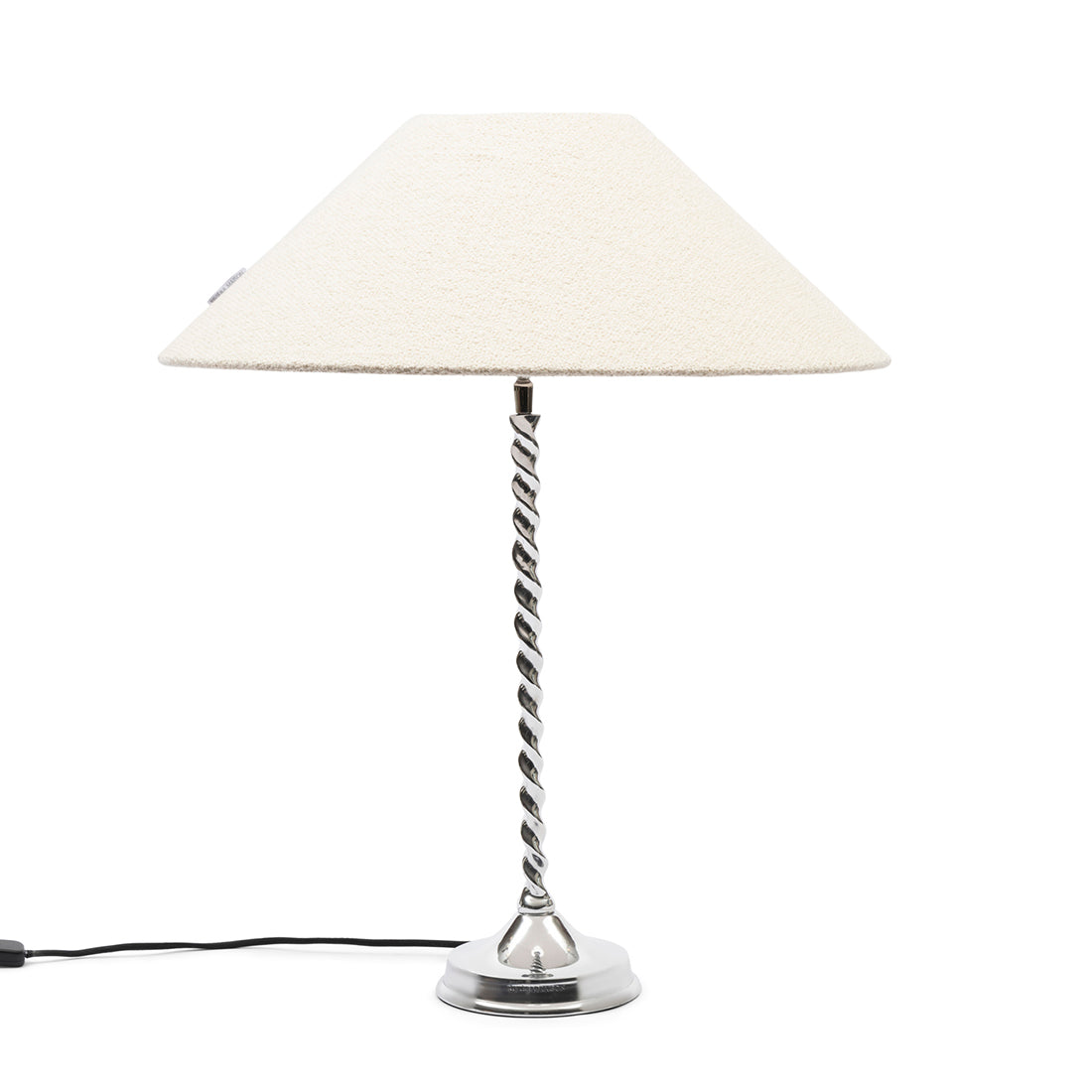 Cone Bouclé Lampshade white