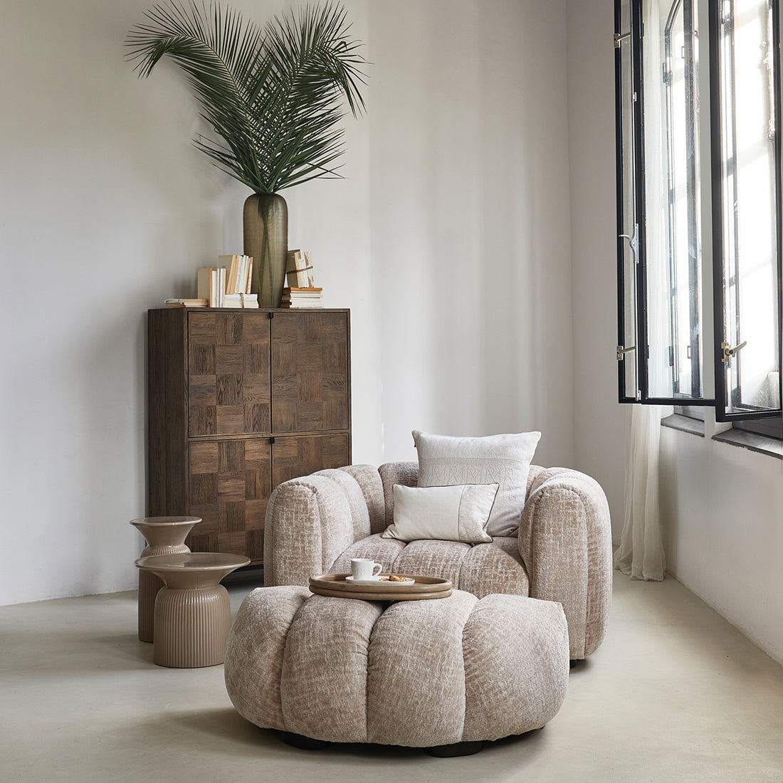 Cascais End Table Sand