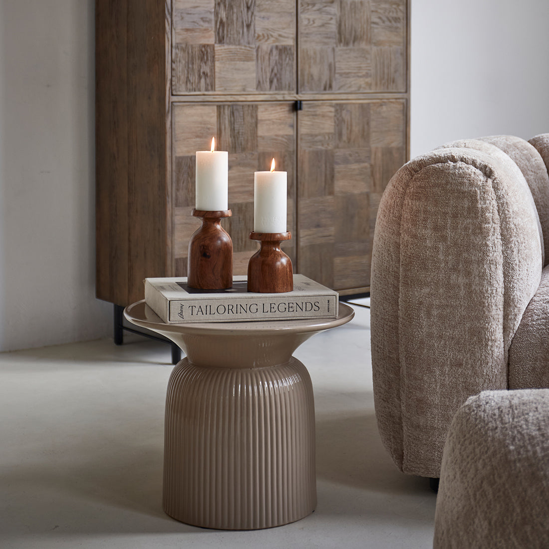 Cascais End Table Sand