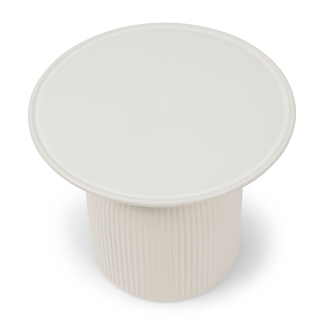 Cascais End Table Pure White