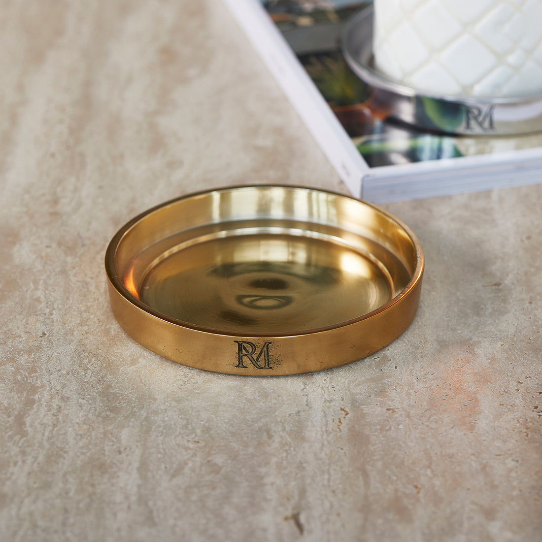 RM Maxime Candle Platter gold L