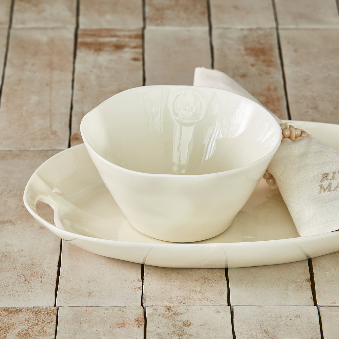 Portofino Bowl white L