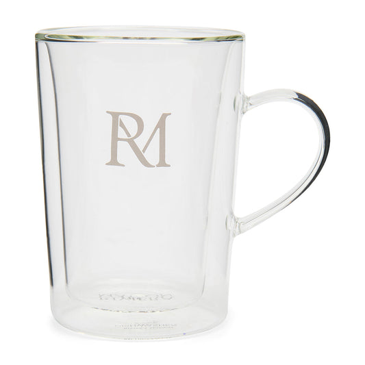 RM Double Wall Monogram Glass L