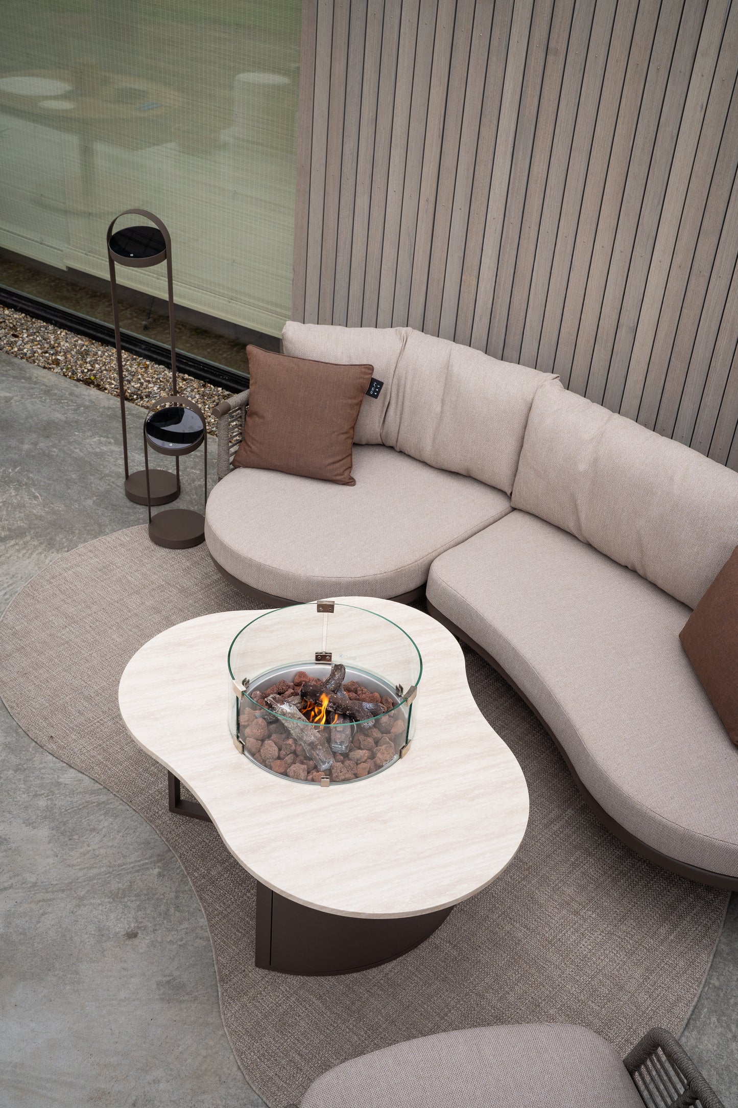 Cosiloft Novi espresso brown / stone look