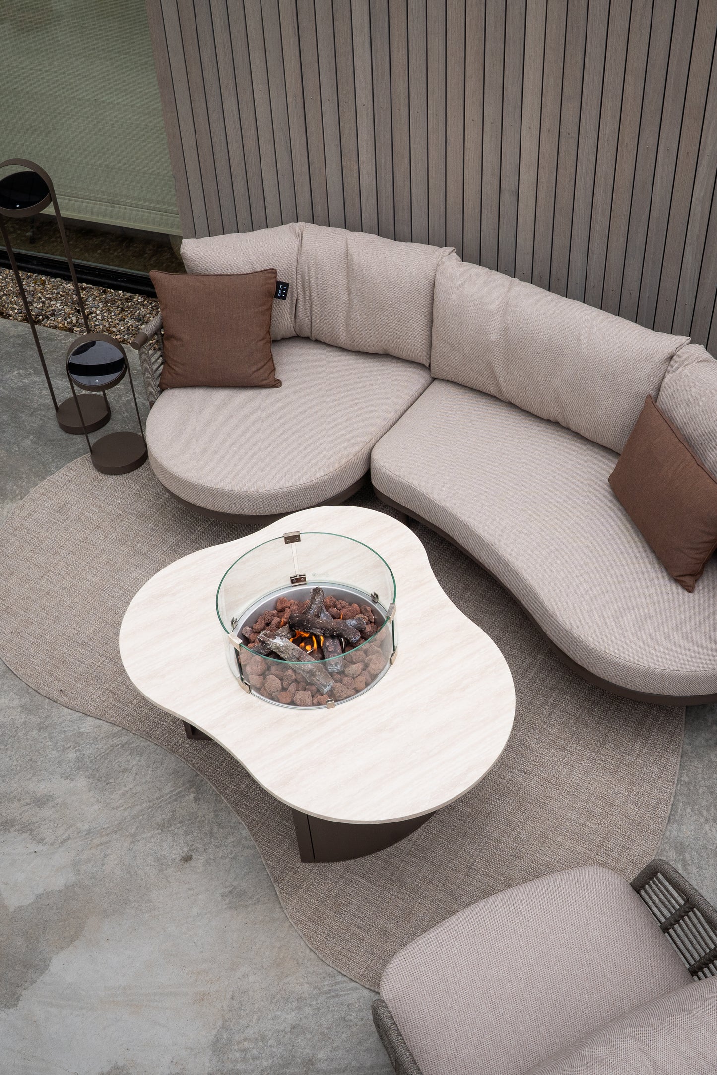 Cosiloft Novi espresso brown / stone look