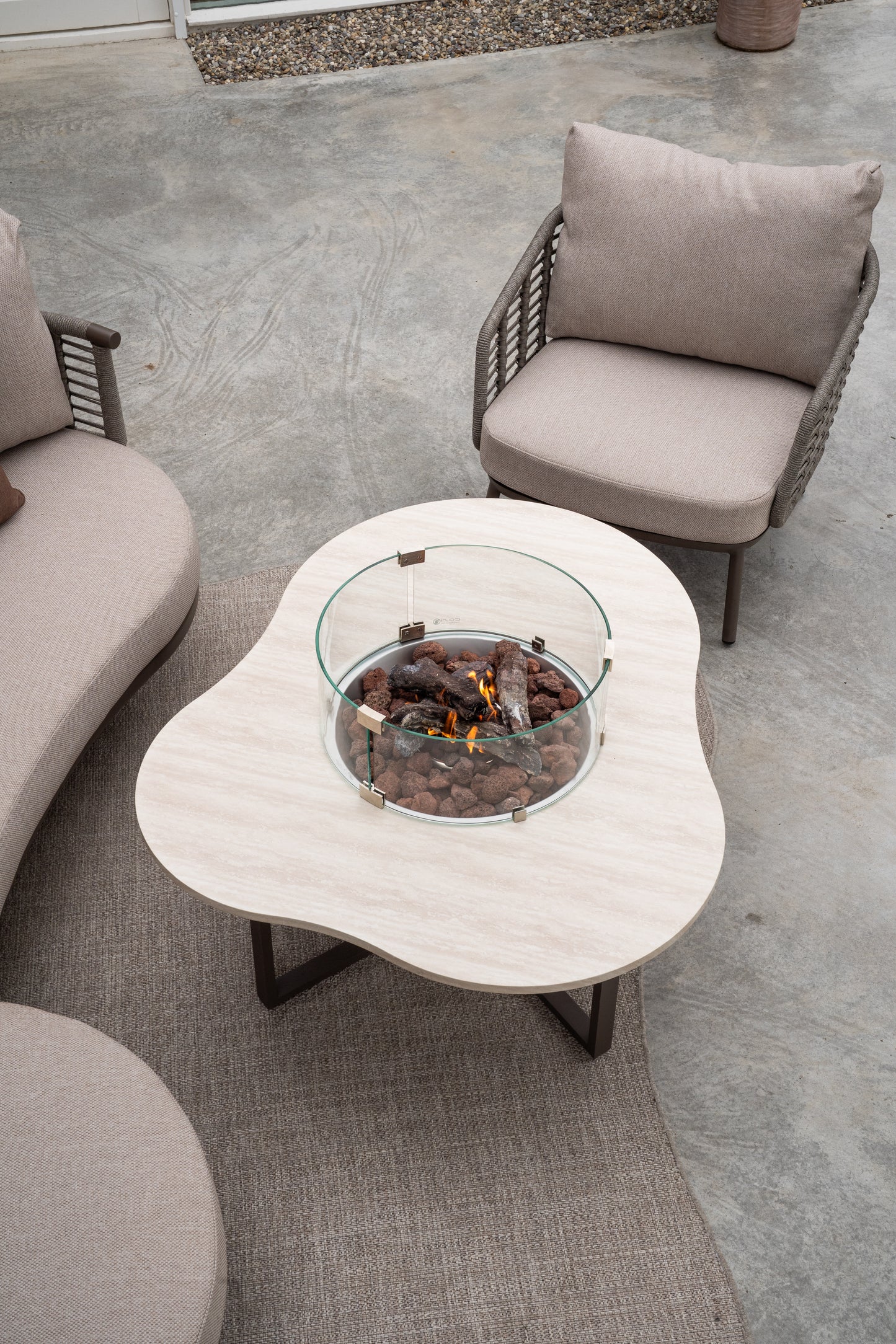 Cosiloft Novi espresso brown / stone look