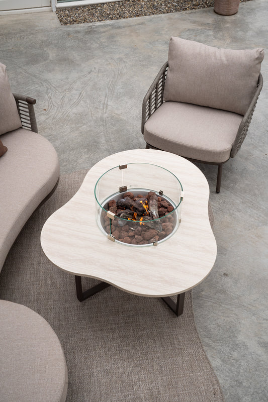 Cosiloft Novi espresso brown / stone look