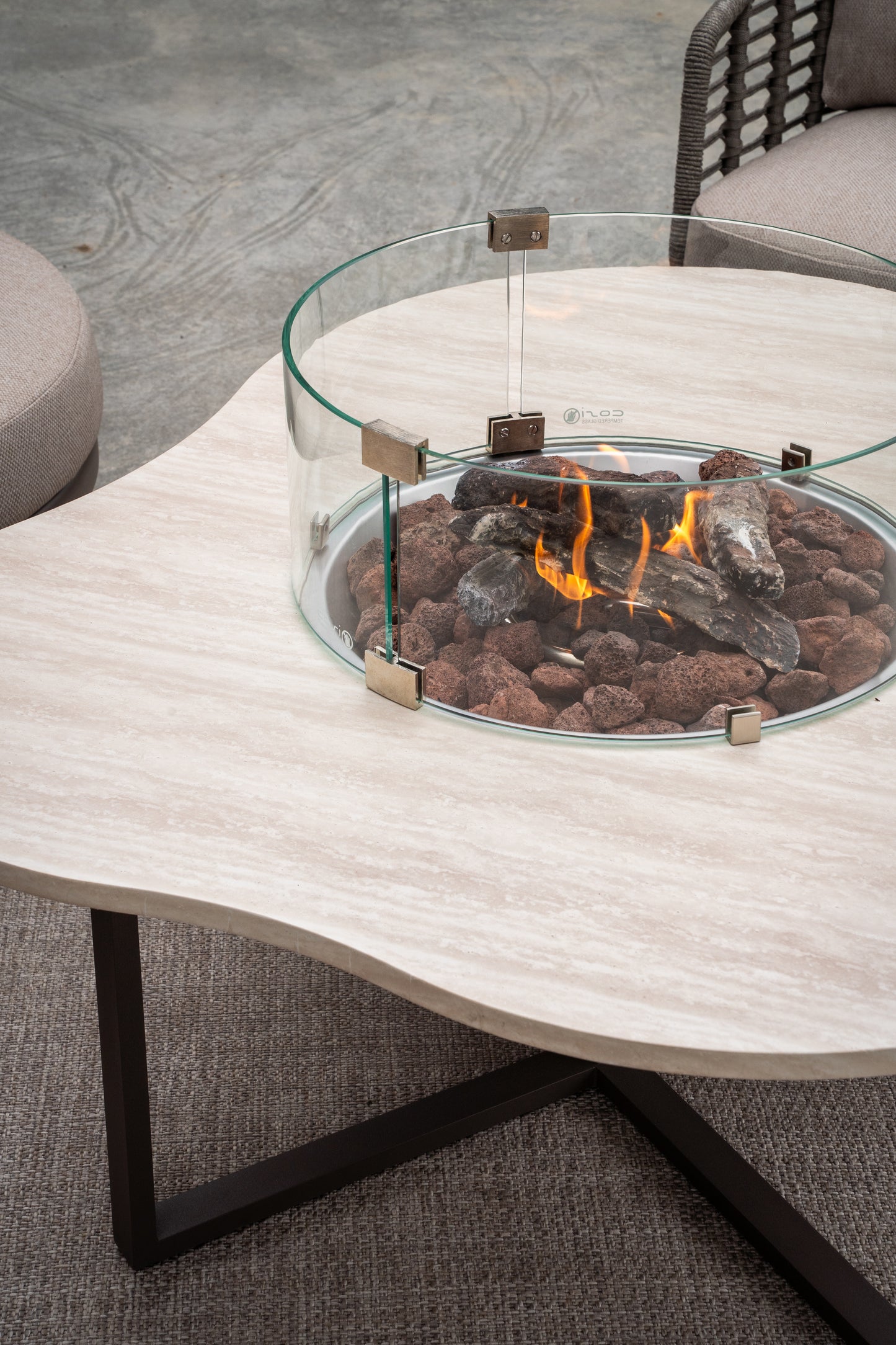 Cosiloft Novi espresso brown / stone look