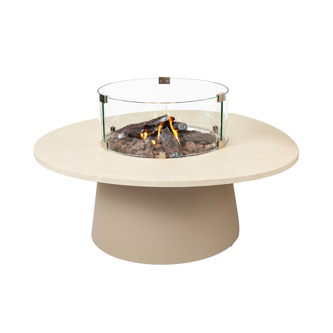 Cosidune sandy beige fire pit incl. burner