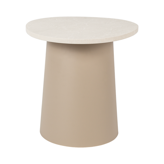 Cosidune sandy beige side table