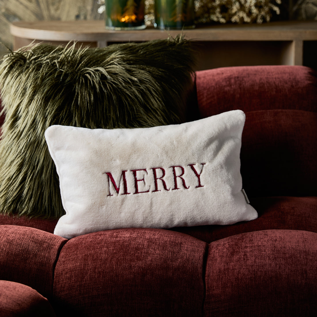 Merry Christmas Pillow Cover 50x30