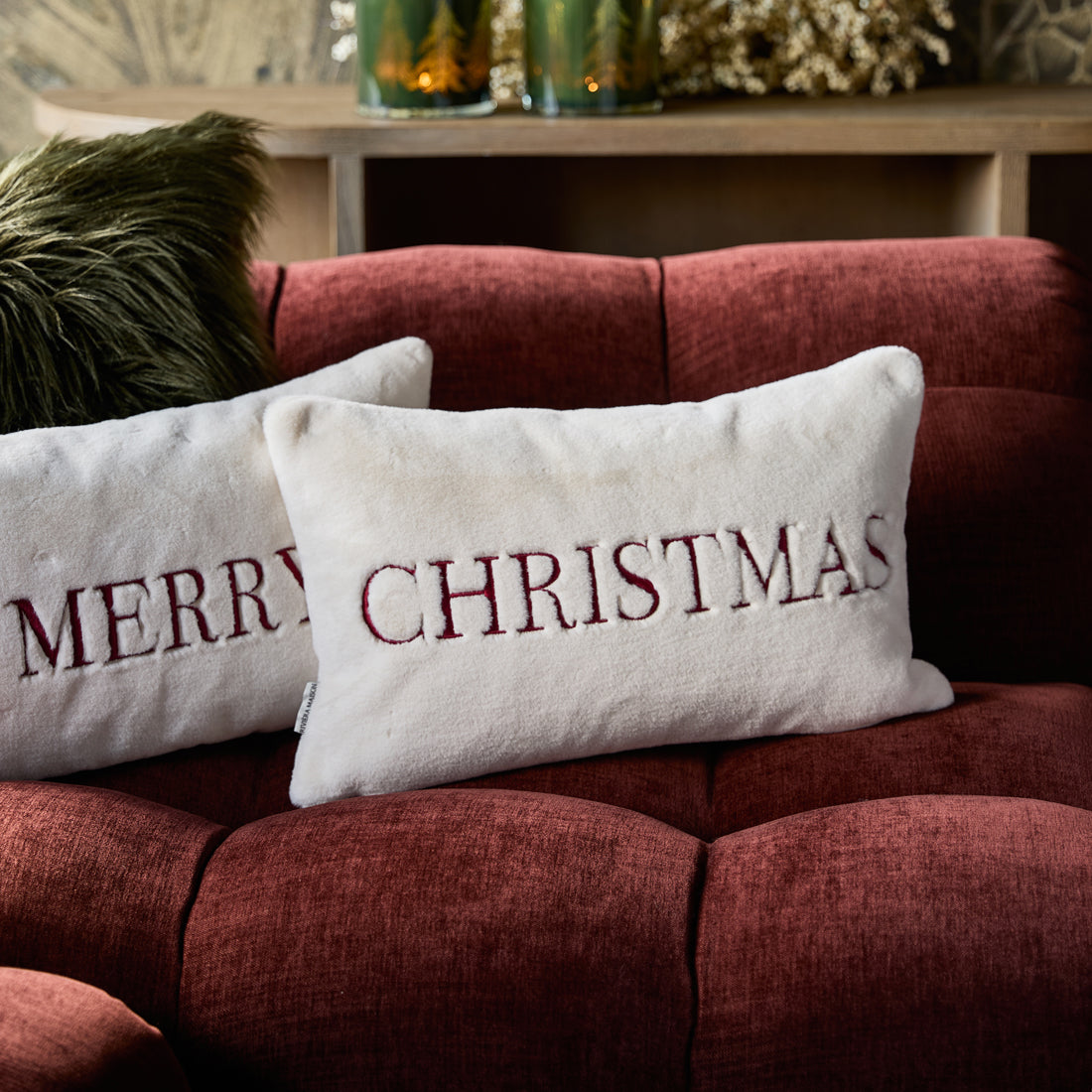 Merry Christmas Pillow Cover 50x30