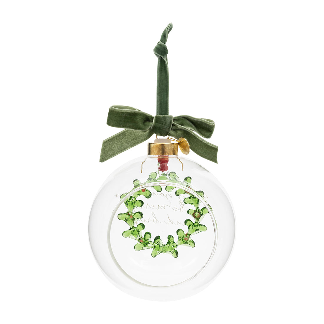 Merry And Bright Ornament dia 12